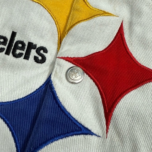 VTG Pittsburg Steelers NFL Flame Jacket - Picture 4 of 8